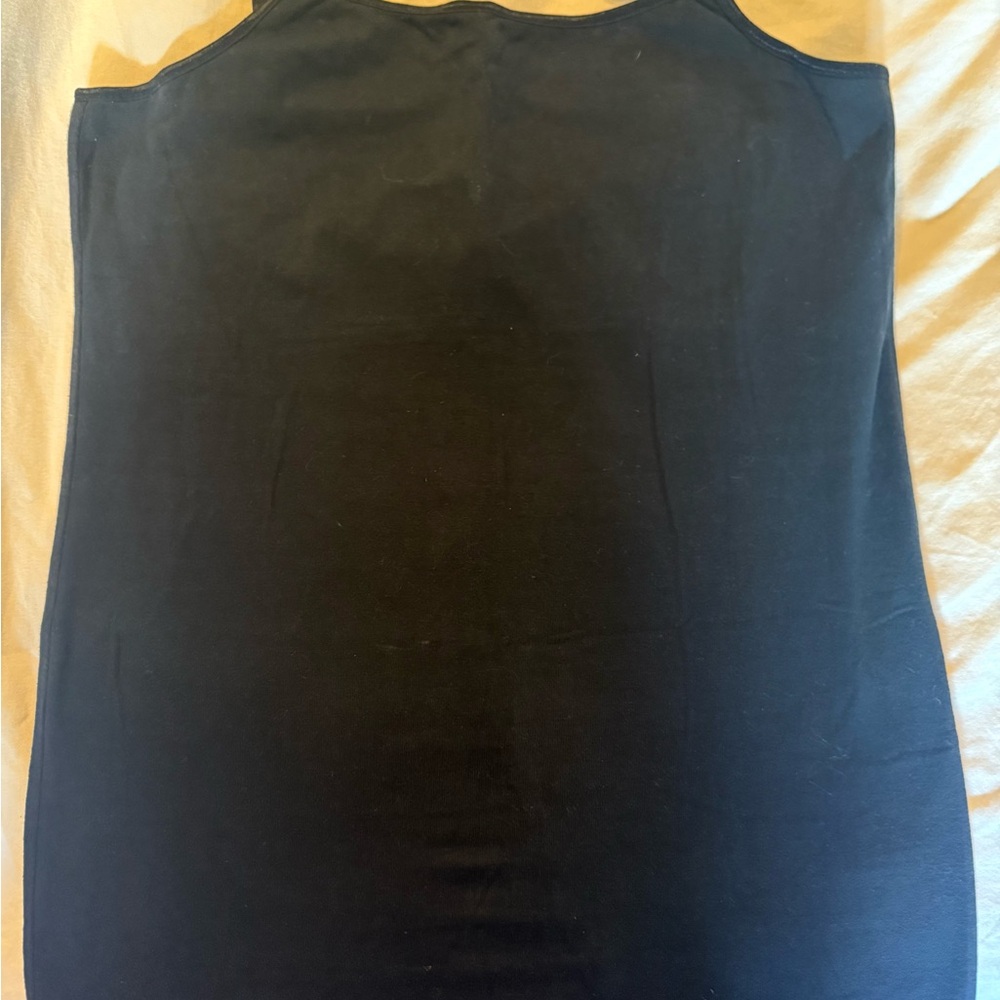 Black Sleeveless Tank Top